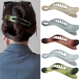 Alligator Styling Hårklämmor Matt Premium Strong Shark Hair Claw Clips Hårtyper Halkfria Håraccessoarer För Kvinnor Tjejer