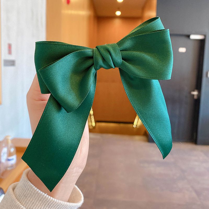 Rosett Hårklämma Satin Håraccessoar Damer Eller Flickor Hårklämmor Dammode Håraccessoarer