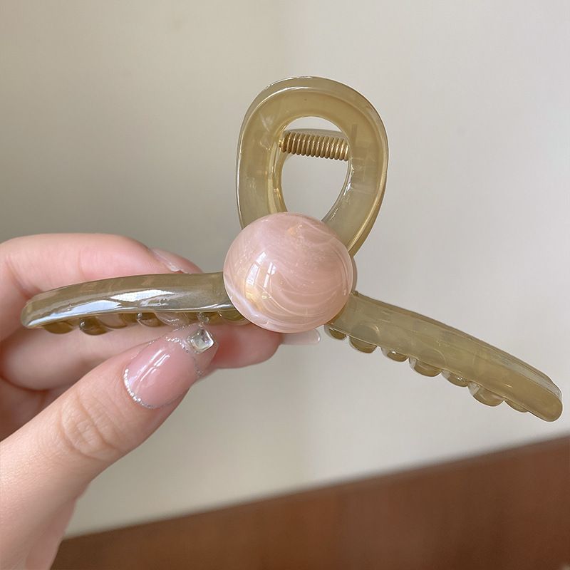 Stort Hår Klämmor För Kvinnor Flickor Stor Fjäril Vintage Gelé Käkklämma För Långt Tunt Medeltjockt Hår Hjärta Fransk Design Hårtillbehör