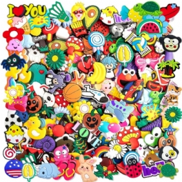 40st Random Cartoon Anime Sko Charms För Croc Jibbtz Bubble Slides Sandaler Armband Party Favors Skodekoration Födelsedagspresent För Kvinnor Män Tonåring Flickor Pojkar