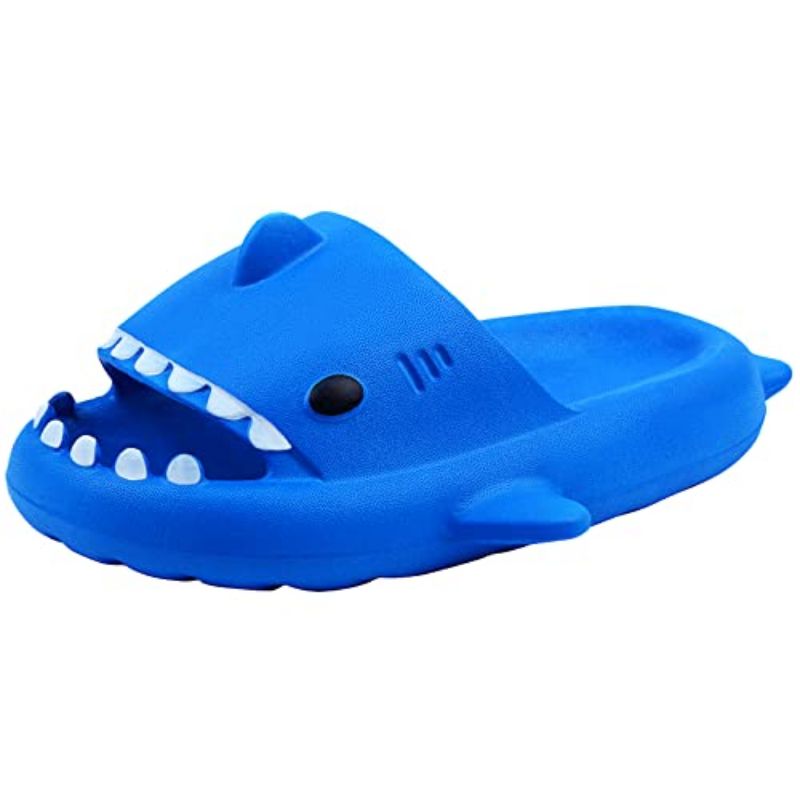 Pojkar Flickor Shark Tofflor Mjuksulor Anti-slip Quick Dry Slide