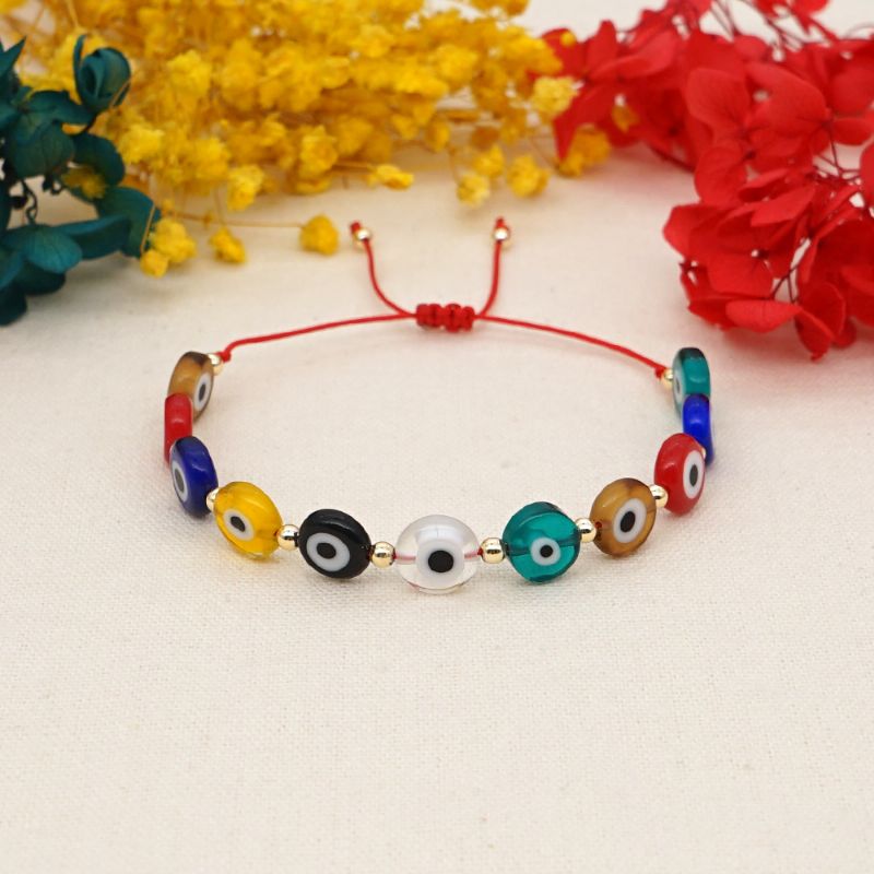 1st Miyuki Beads Devil's Eye Beaded Armband Handgjorda Söta Boho Berlocker Smycken Present Födelsedagspresenter Till Kvinnor Fru Flickor Henne