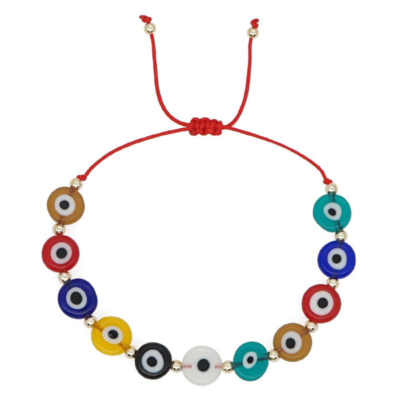 1st Miyuki Beads Devil's Eye Beaded Armband Handgjorda Söta Boho Berlocker Smycken Present Födelsedagspresenter Till Kvinnor Fru Flickor Henne