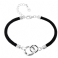 Silver 925 Armband - Svart