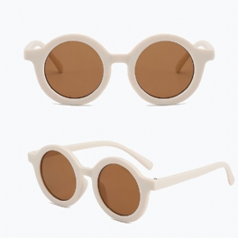 1 St Barn Vintage Modeabla Runda Solglasögon Med Glasögonfodral