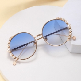 1 St Flickor Metal Mode Anti-uv Bläckglasögon