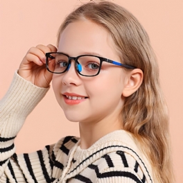 2023 Ny Fyrkantig Båge Godisfärg Barnglasögon Pupiller Ögonskydd Ultralätta Anti-blåljusglasögon