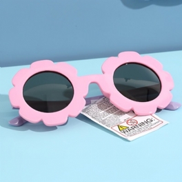Barnsolglasögon För Flickor Uv-skydd Blomformade Solskyddsglasögon