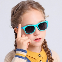 Polariserade Barnsolglasögon Silikonsolglasögon Polariserande Glasögon Ålder 4-11
