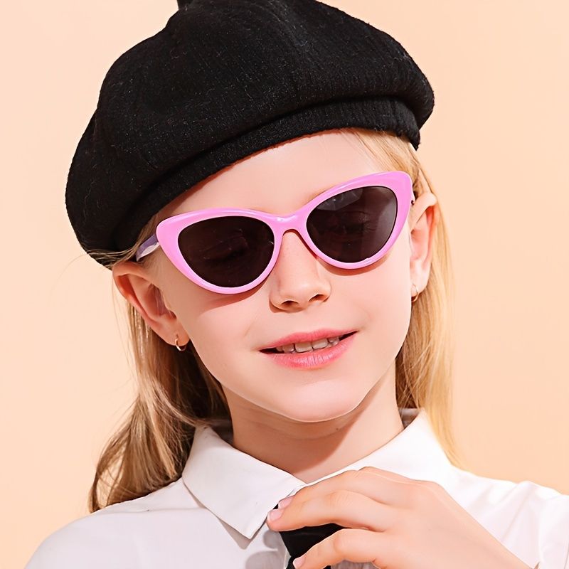 Vintage Polariserade Solglasögon För Barn Uv-skydd Solskyddsglasögon Utomhus Pojkar Flickor