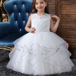 Ärmlös Prinsessklänning För Flickor För Julaftonsfest