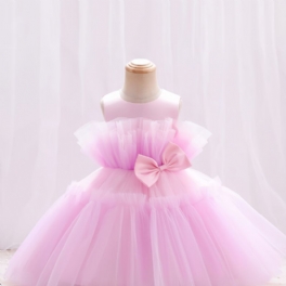 Barn Flickor Prinsessklänning Högtidsklänning För Julaftonsfest Födelsedagsklänning