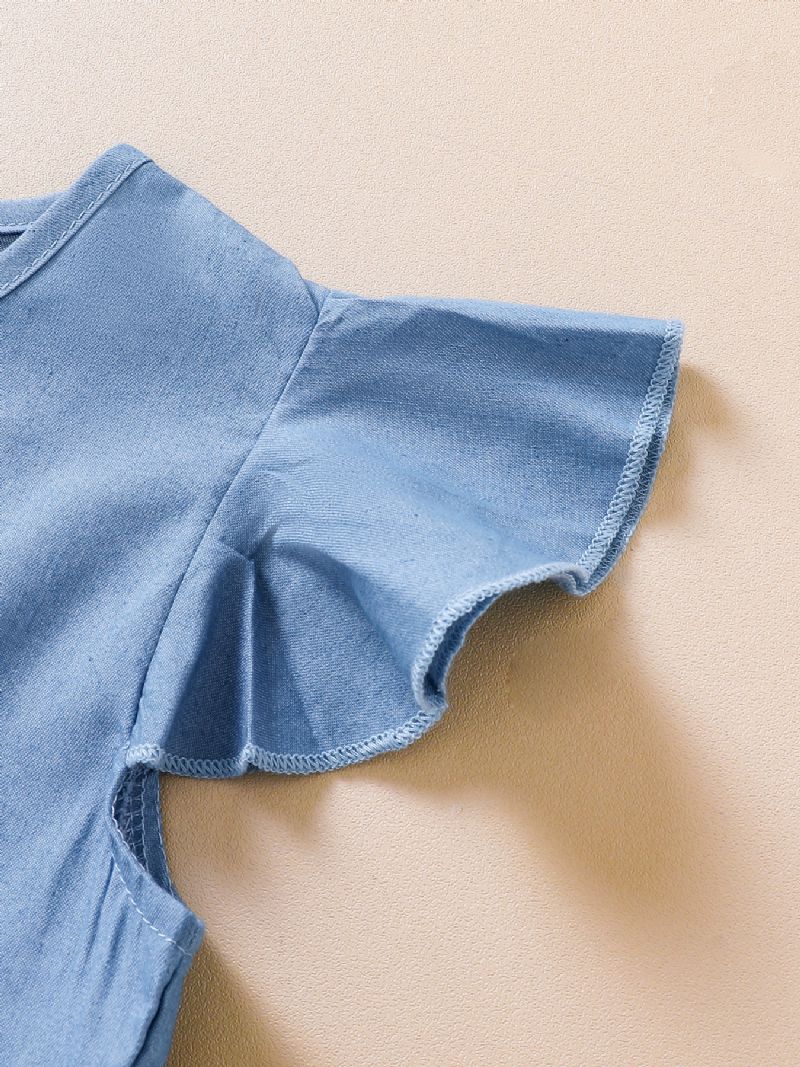 Denimklänning För Små Flickor