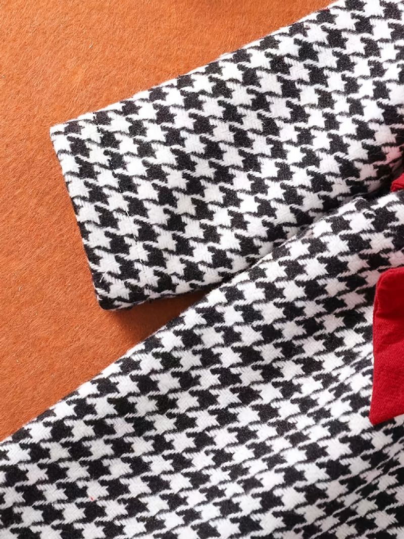 Flickor Casual Söt Rosettklänning