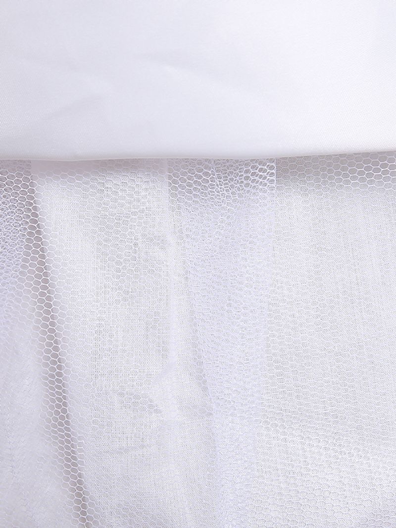 Flickor Elegant V-ringad Puffärmar Broderade Princess Dress Christmas Formella Klänningar