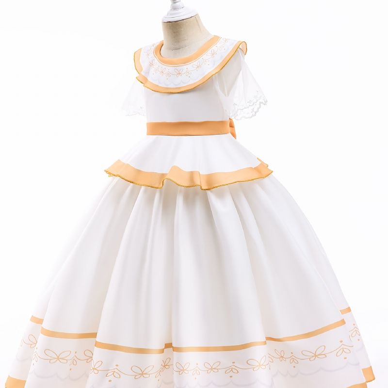 Flickor Encanto Princess Dress Formell Klänning Kostym För Julaftonsfest Födelsedag
