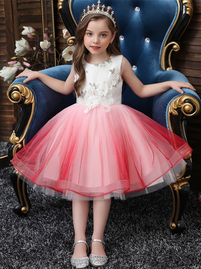 Flickor Princess Dress Högtidsklänning För Julaftonsfest Födelsedagsklänning