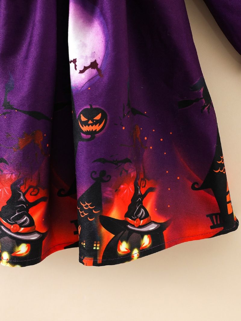 Halloween Häxa Festklänning För Flickor