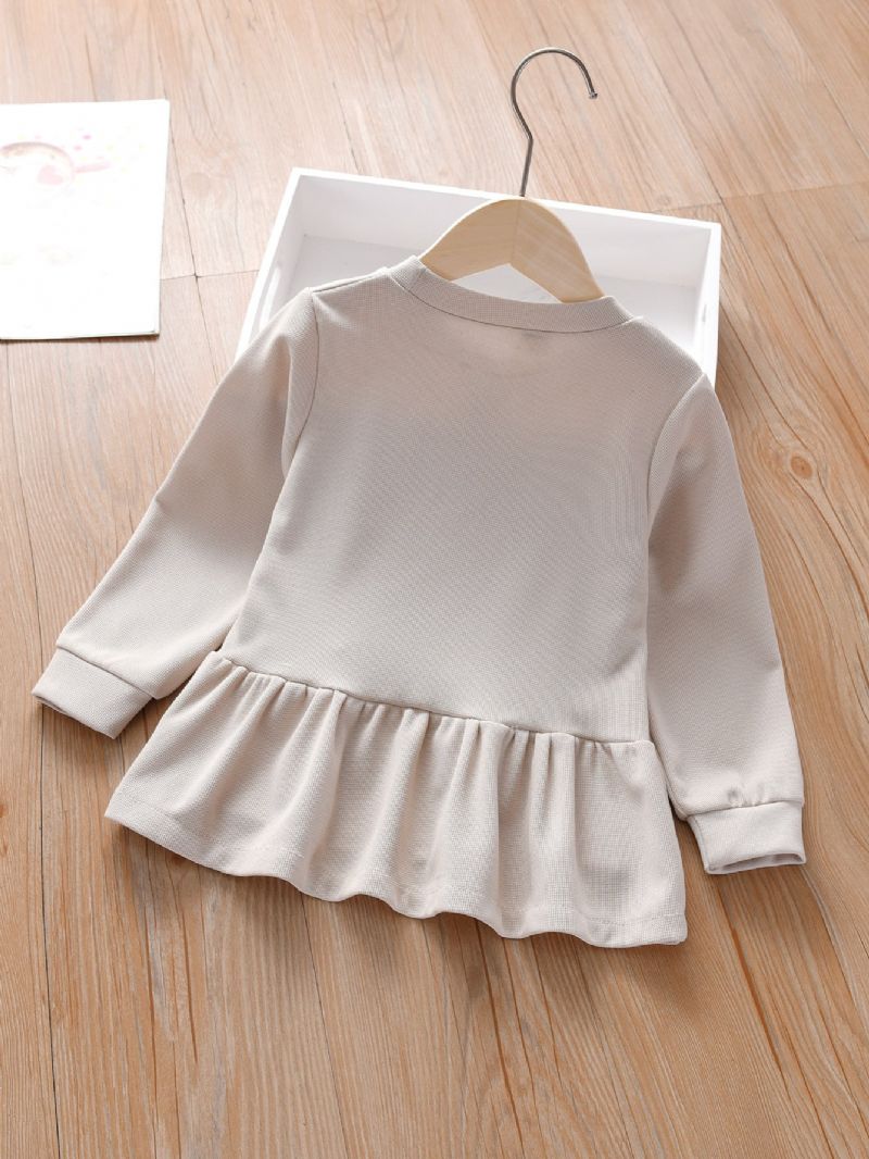 Småbarnstjejer Vinter & Mode Solid Princess Kjol