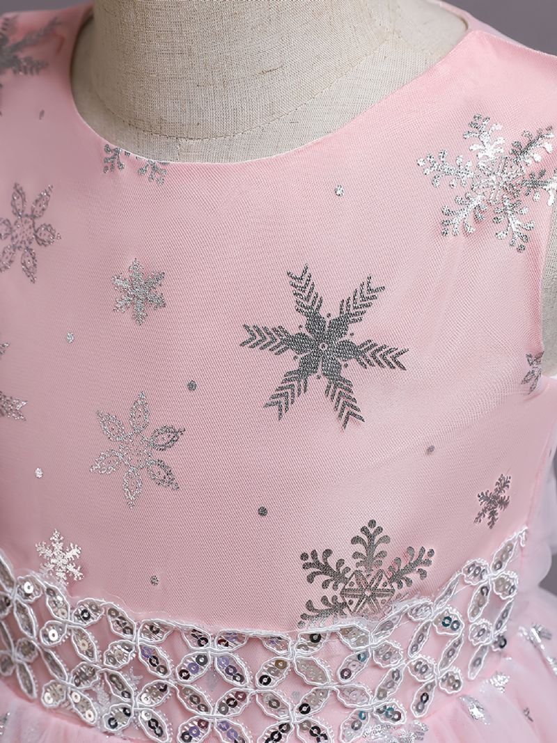 Tjejer Prinsessklänning Högtidsklänning För Julaftonsfest Födelsedagsklänning Barnkläder