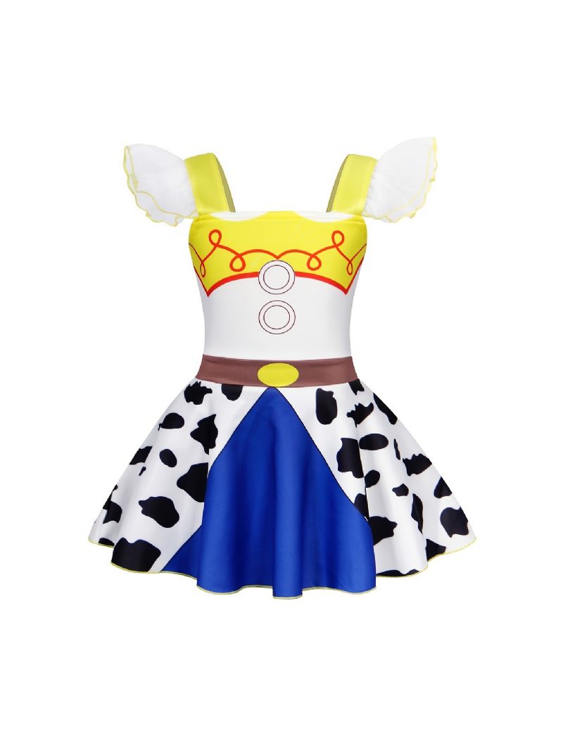 Tjejklänning Prinsessdräkt Klä Upp Födelsedagsfest Juloutfit Barnkläder
