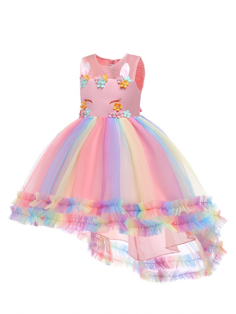 Unicorn Flickor Princess Dress