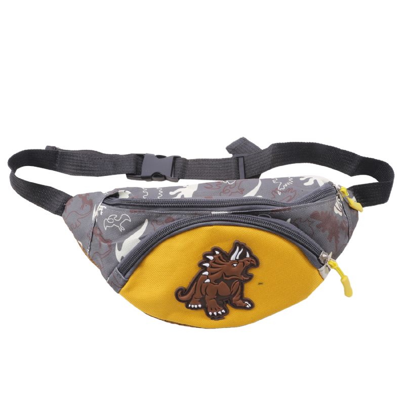 1 St Barn Bebis Pojkar Flickor Fanny Pack Tecknad Dinosaur Unicorn Handväska Midjepaket Bälte Rumsväska För Resor Vandringsport