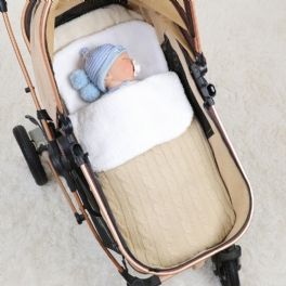 Barnvagn Bebisovsäck För Nyfödda Spädbarn Barn Swaddle Wrap Sovsäck Kuvert För Små Pojkar Flickor Används På Vintern