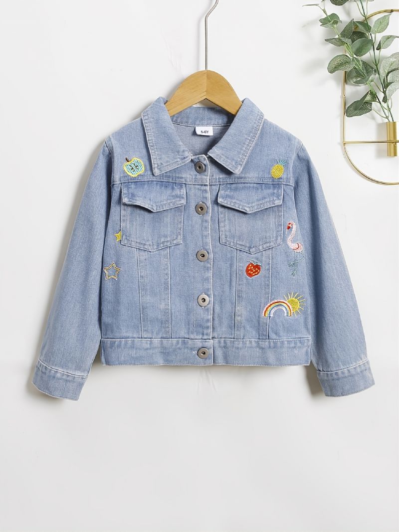 Casual Barn Denim Broderad Jacka