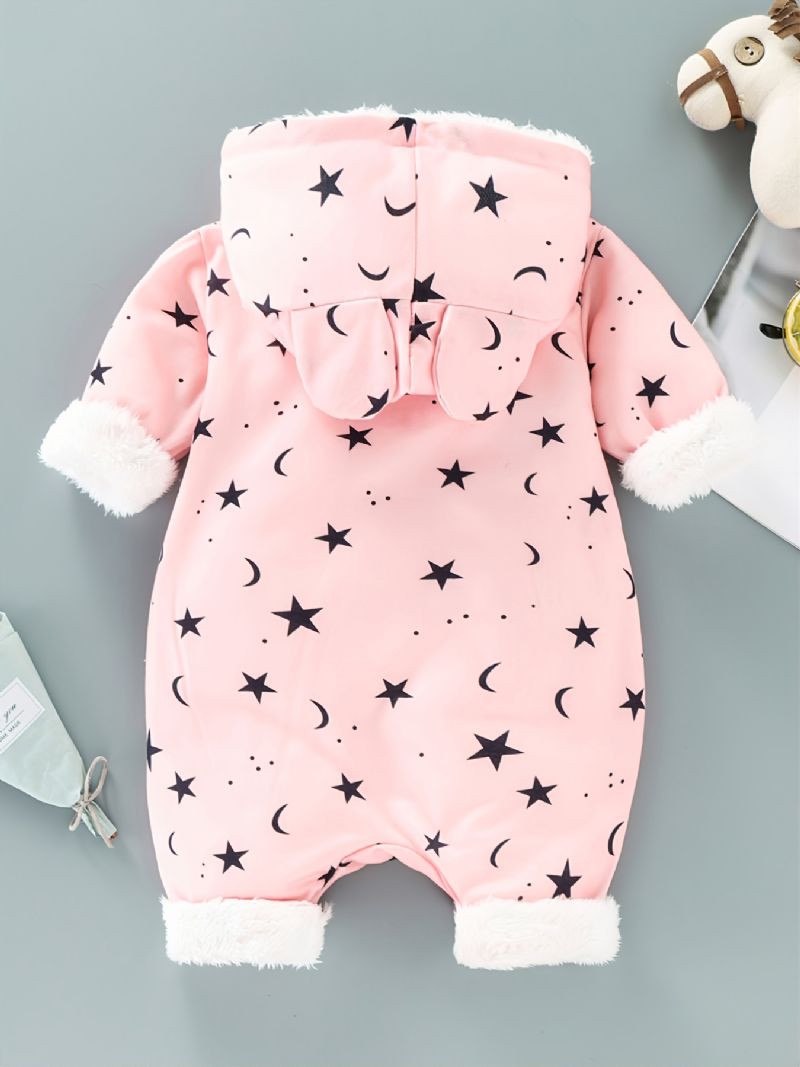 Bebis Flickor Jumpsuit Unisex-byxor Med Stjärntryck