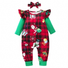 Jul Jumpsuit Romper För 0-24 Månader Bebis Flickor