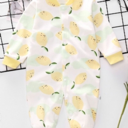 Pojkar Flickor Frukt Söt Print Jumpsuit