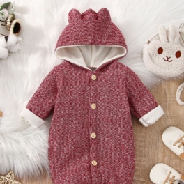 Rose Red Flanell Fleece Jumpsuit
