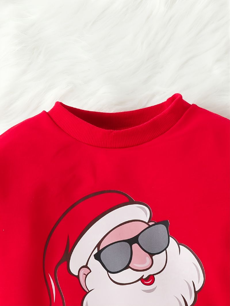 Spädbarn Pojkar Flickor Långärmad Romper Med Jultomtar Gnomes Mönster För Jul Bodysuit Onesie Jumpsuit Bebiskläder Vinter