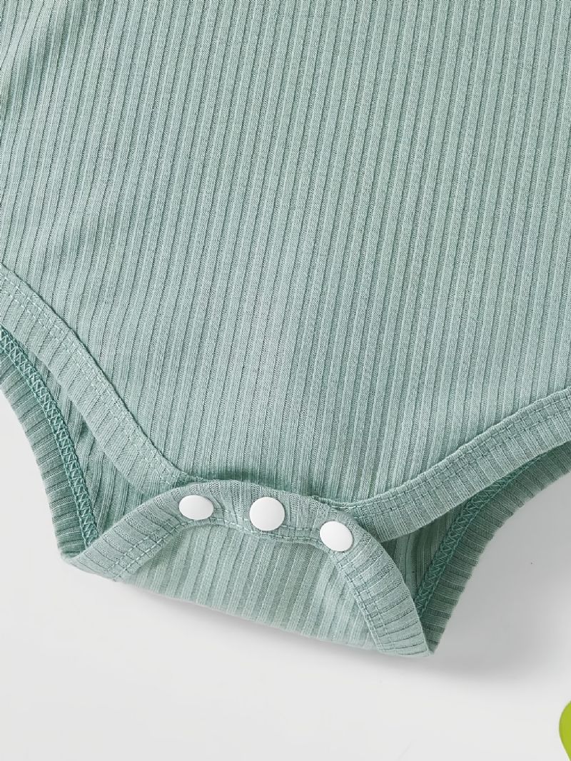 Unisex Bebis Volanger Ärmar Onesie Jumpsuit Romper Bebiskläder