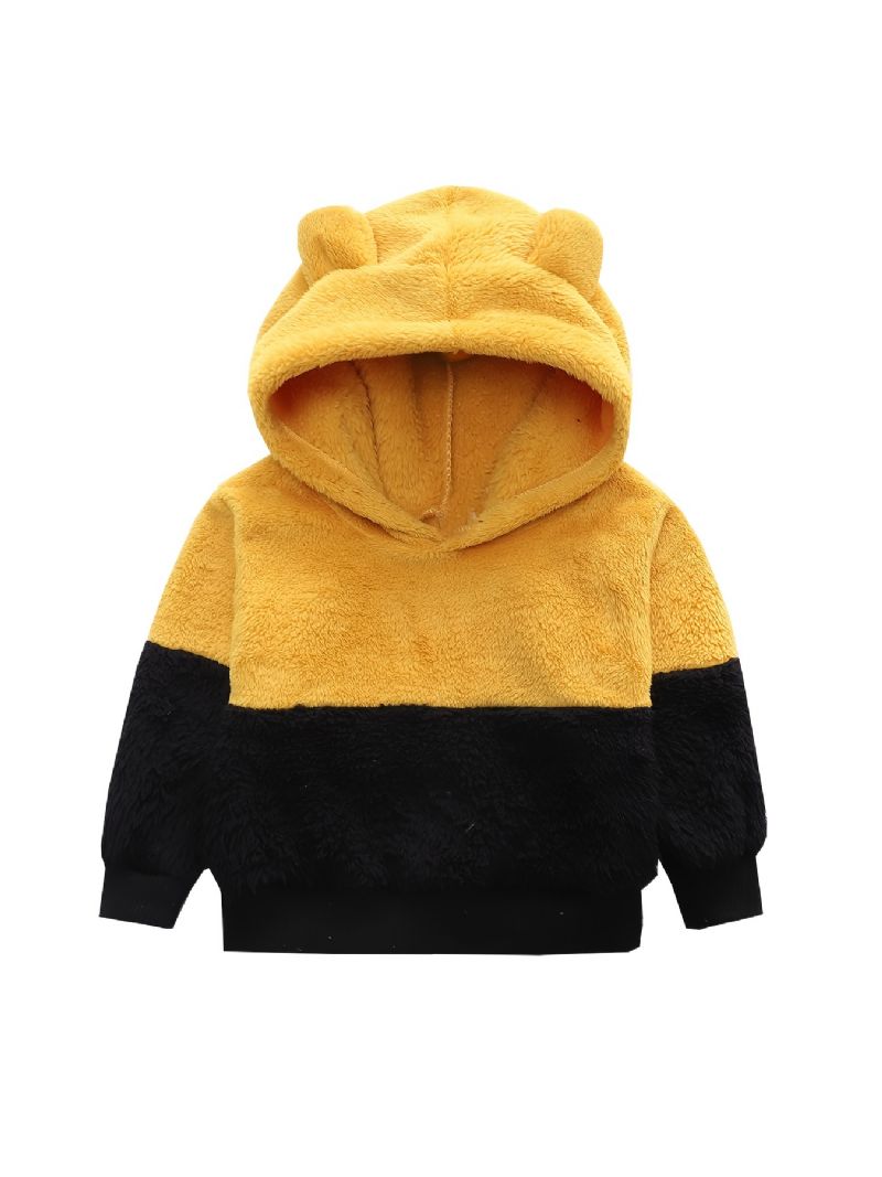 Barn Bebis Fleece Tjock Varm Dragkedja Hoodie Topp Vinter Nytt För Pojkar Flickor