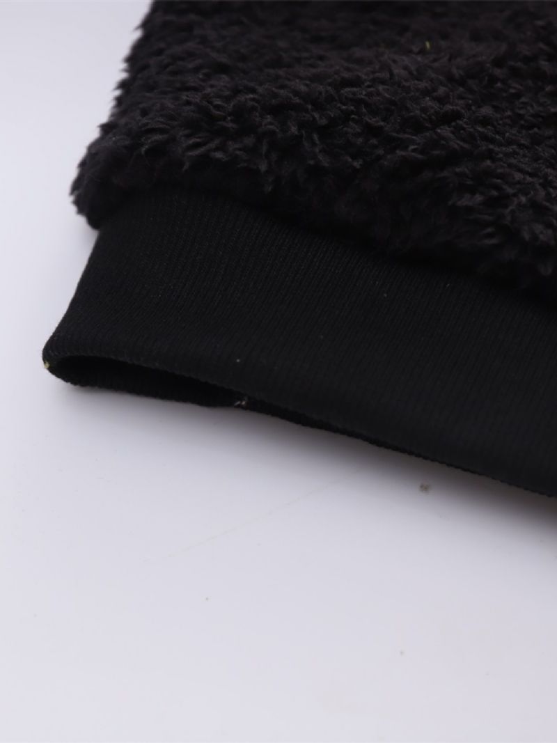Barn Bebis Fleece Tjock Varm Dragkedja Hoodie Topp Vinter Nytt För Pojkar Flickor