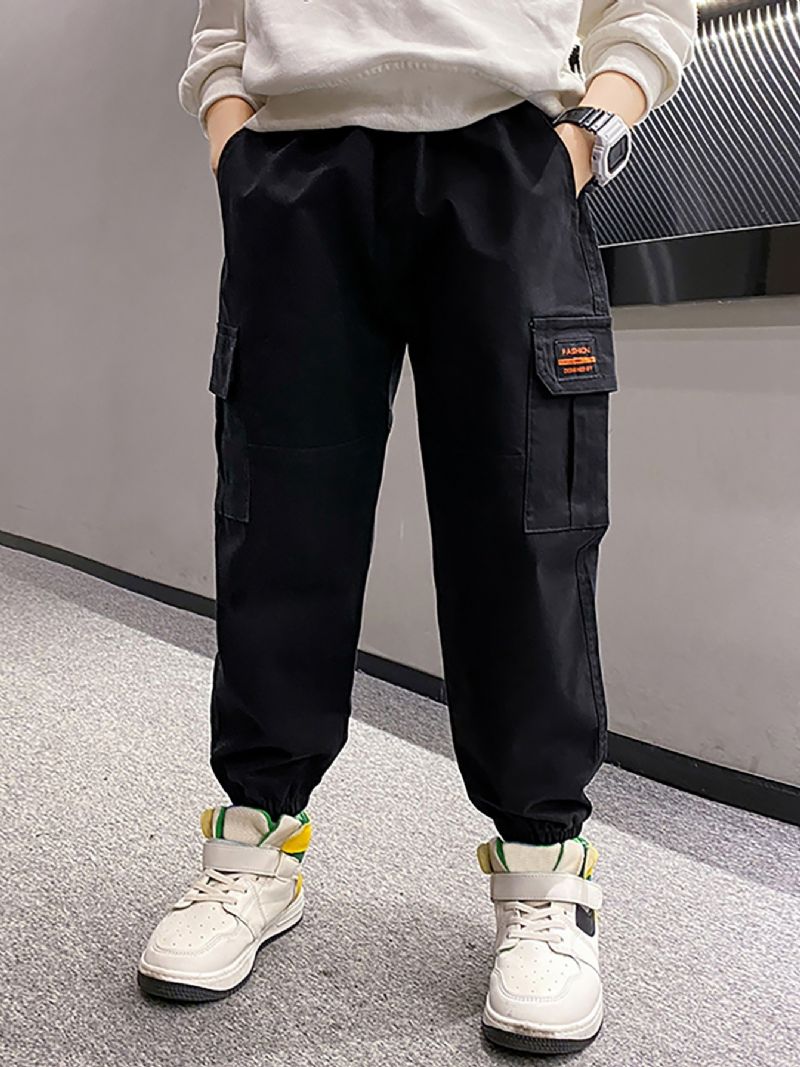 Pojkar Cargo Trouser Joggers Barn Höst & Vinterkläder