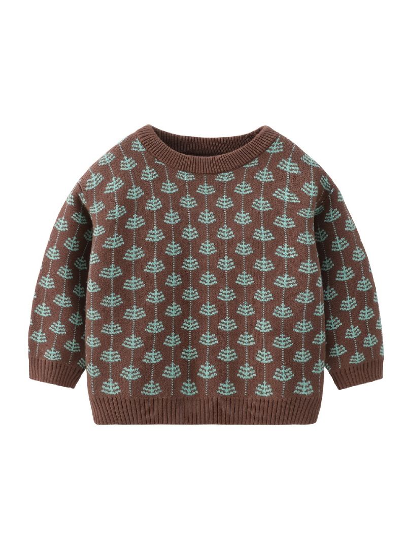 Bebis Pojkar Flickor Pullover Sweater Bebiskläder För Vintern