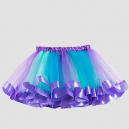 Flickor Princess Tutu-kjolar Balett Mesh-kjol Festklänning Kläder Barnkläder
