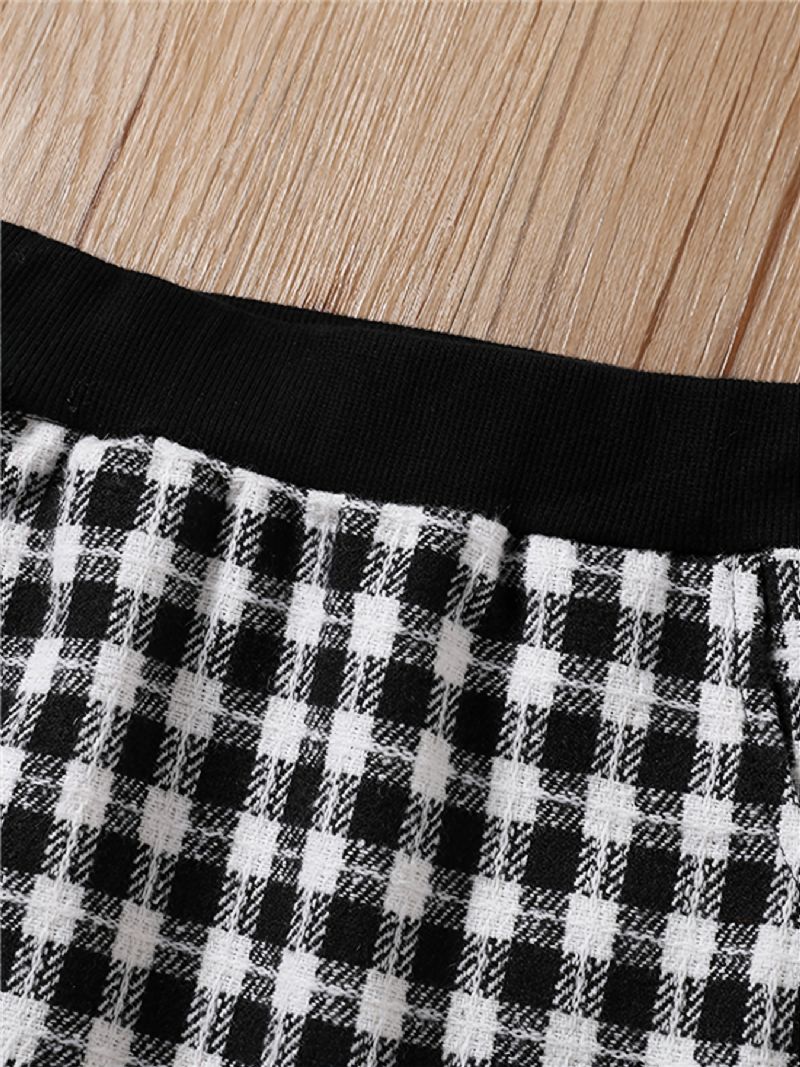 Småbarn Flickor Manchester Button Up Kjol
