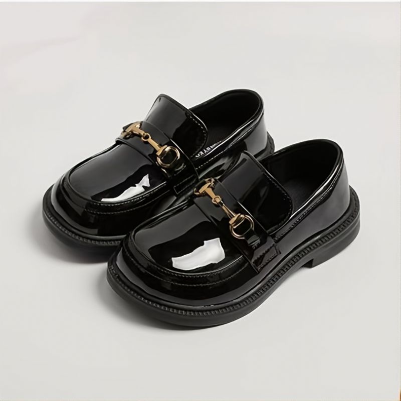 Flickor Black Casual Loafers Mjukhet Bekväma Skor Vår Höst