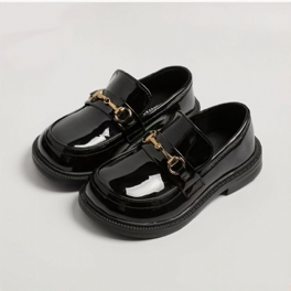 Flickor Black Casual Loafers Mjukhet Bekväma Skor Vår Höst