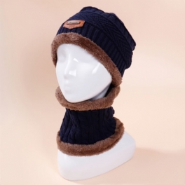 2st Ny Höst Vinter Pojkar & Flickor Stickad Hatt & Scarf Set