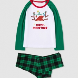 2st God Jul Pojkar & Flickor Långärmad Tecknad Pyjamasset