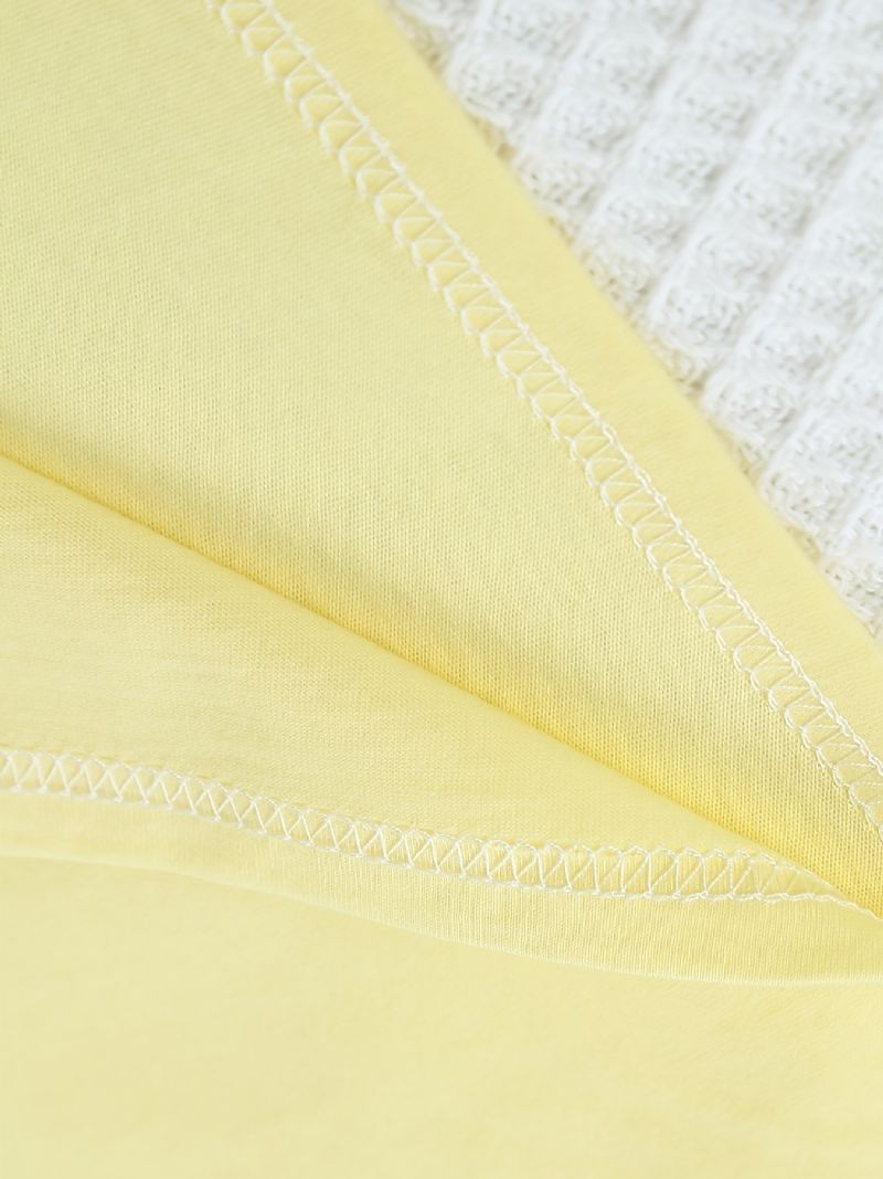 Bebis Flickor Pyjamas Familjeoutfit Söt Kanintryck Rundhalsad Långärmad Topp & Byxuppsättning Barnkläder