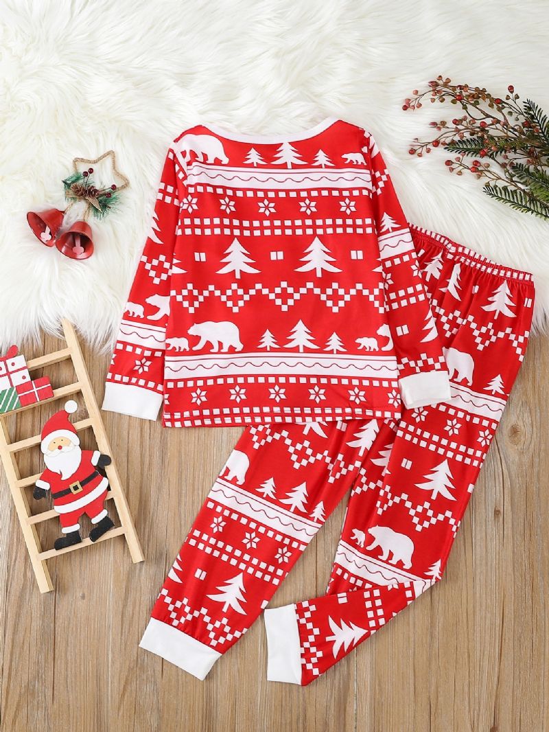 Jul Tvådelade Pyjamasset För Pojkar