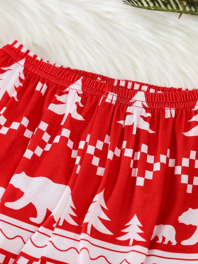Jul Tvådelade Pyjamasset För Pojkar