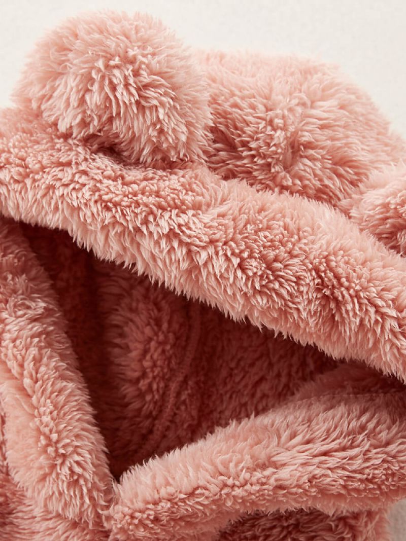 Småbarn Flickor Flanell Enfärgad Pyjamas & Byxor
