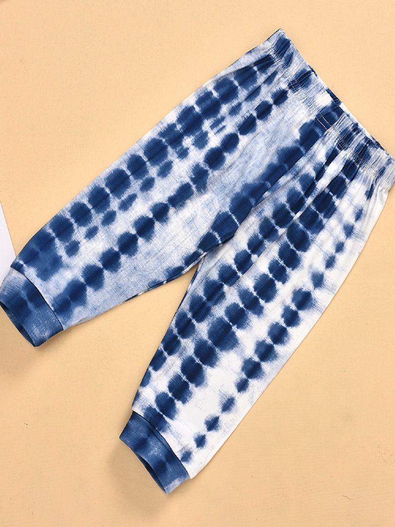 Toddler Tie Dye Multi Color Pyjamas Sleeve Byx Set